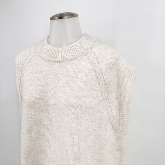 Vero Moda Women's Vigga Sleeveless O Neck Vest Dress in Birch - Picture 3 of 6